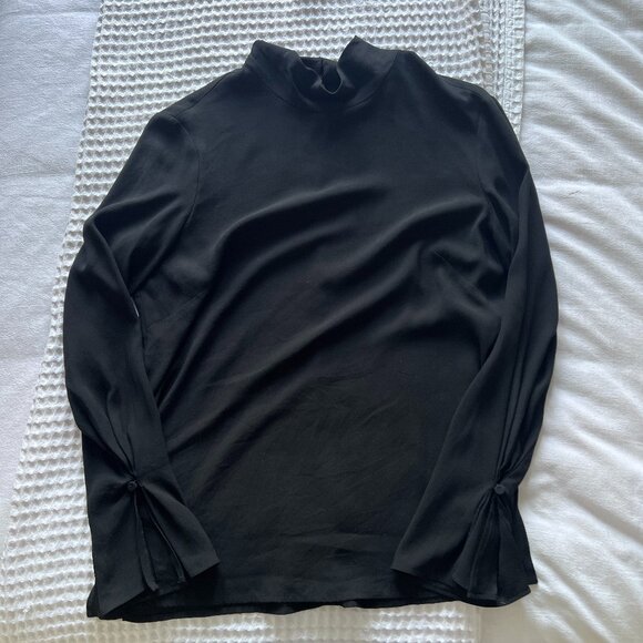 MM LaFleur The Sabrina Mock Neck Top - Picture 6 of 11